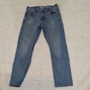 Wrangler Retro Slim Straight Jeans 1088MWZGB Blue Men's Size 33x32